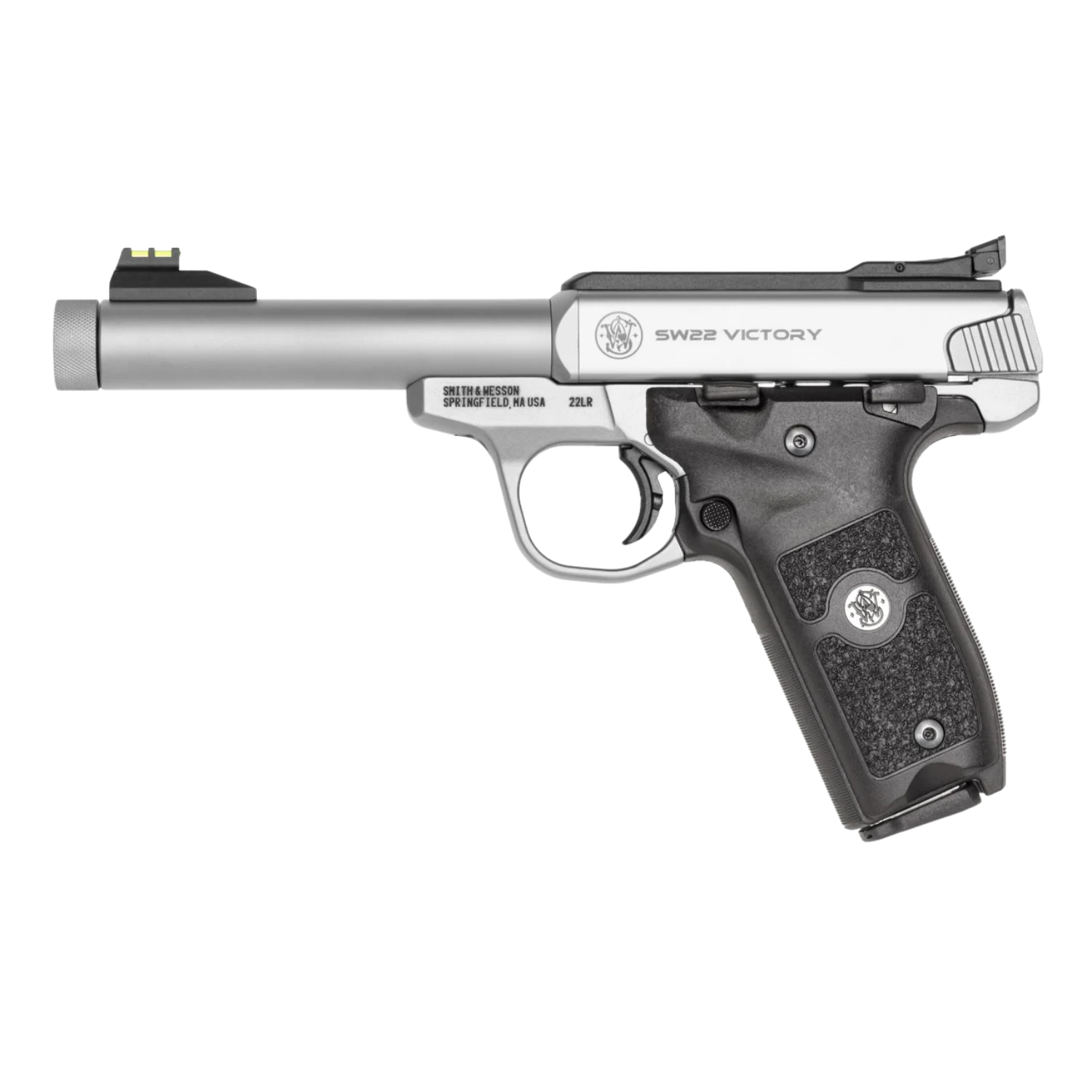 S&W SW22 Victory 5,5" stainless KK-Pistole I 1/2x28 Kaliber .22lr