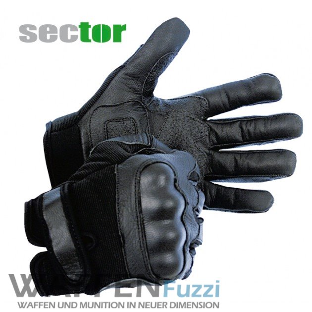 sector-Handschuh-mit-Protektoren-einsatzhandschuh-securityhandschuh-schnitthemmender-handschuh Sector Handschuh mit Protektoren M / 9
