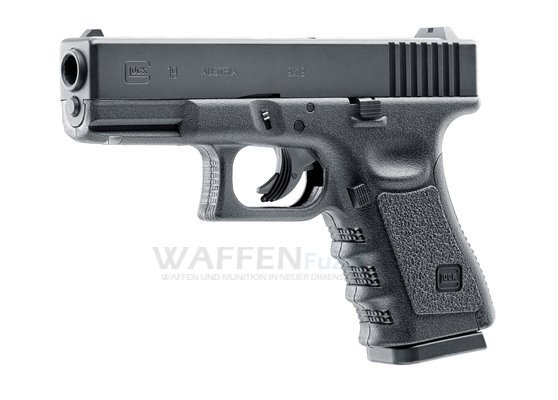 Glock 19 CO2 Waffe Kaliber 4,5mm Stahlschlitten