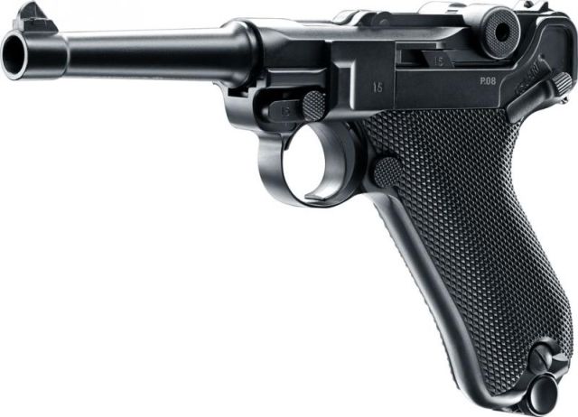 Legends P08 CO2 Pistole 4,5 mm BB Blowback brüniert