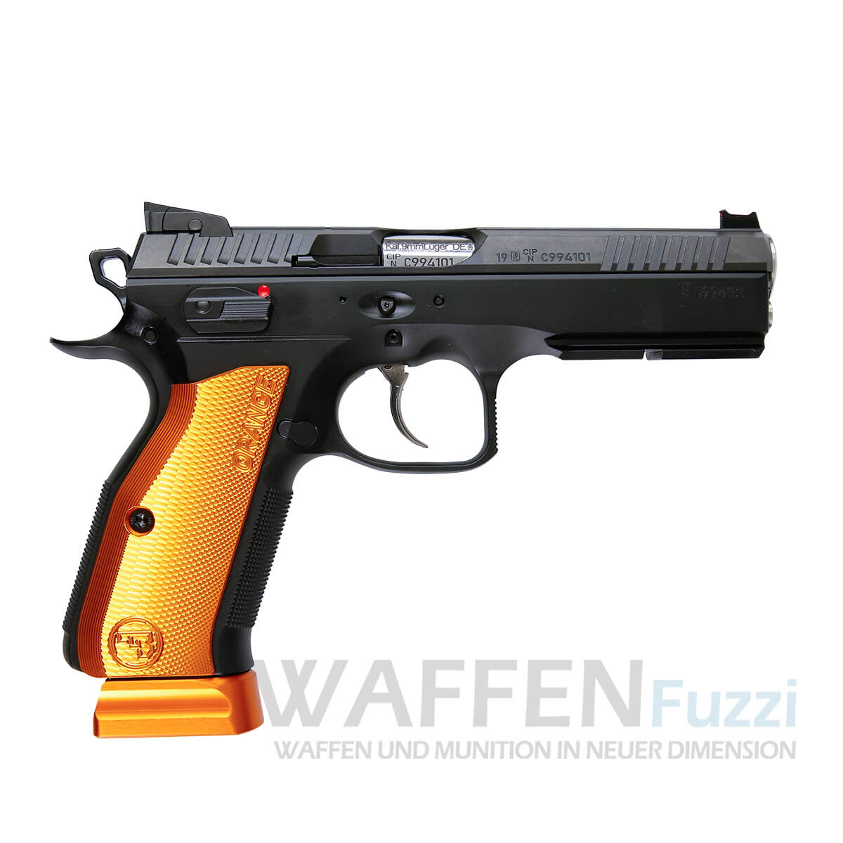 Pistole CZ Shadow 2 Orange Kaliber 9mm Luger Kurzwaffe 