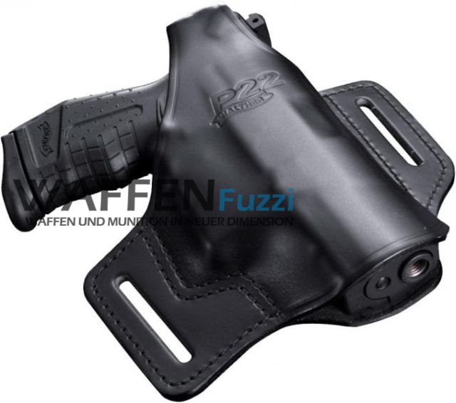 Gürtelholster Quick Defense aus Leder für Walther P22 P22Q