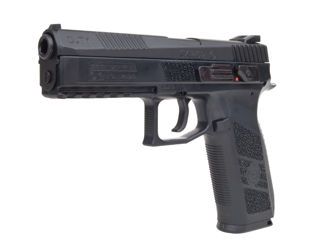 CZ75-P09-CO2-Waffe CZ P-09 Duty Metalslide CO2 Waffe, 4,5mm Diabolo, 4,5mm Stahl BB, Blow Back