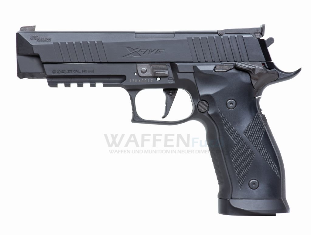 Sig-Sauer-X-Five-4-5mm-Diabolo-16-Schuss-Blow-Back Sig Sauer X-Five 4,5mm CO2 Pistole mit BlowBack