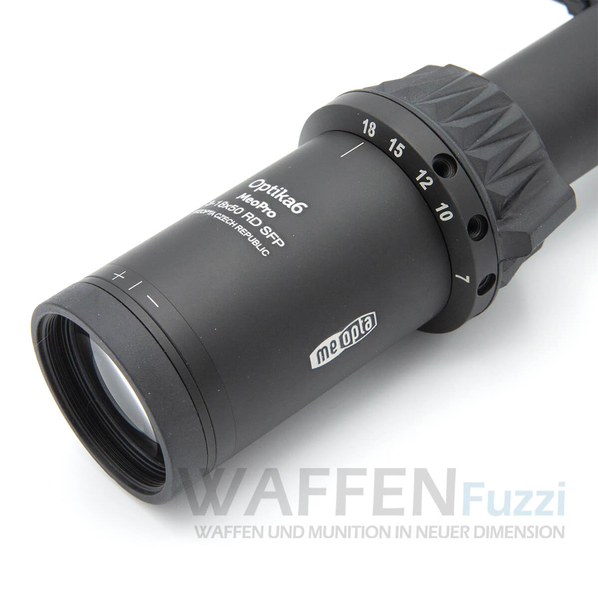 Meopro Optika6 3-18x50 RD FFP Zielfernrohr  Waffen und Zubehör günstig online kaufen 
