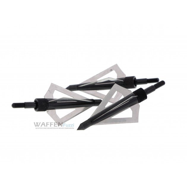 Jagdspitzen-4-Klingen-f-r-Armbrustpfeile Jagdspitzen für Armbrustpfeile mit 4 Klingen
