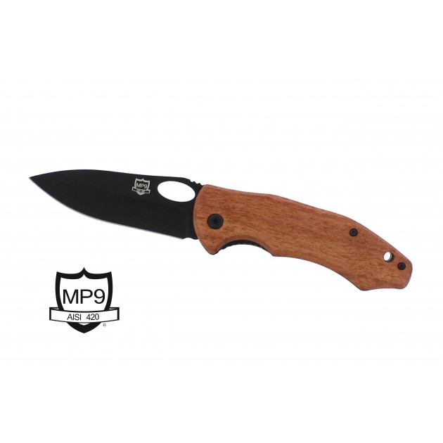 Padauk-MP9-Taschenmesser Padauk von MP9 Einhandmesser aus Rosenholz
