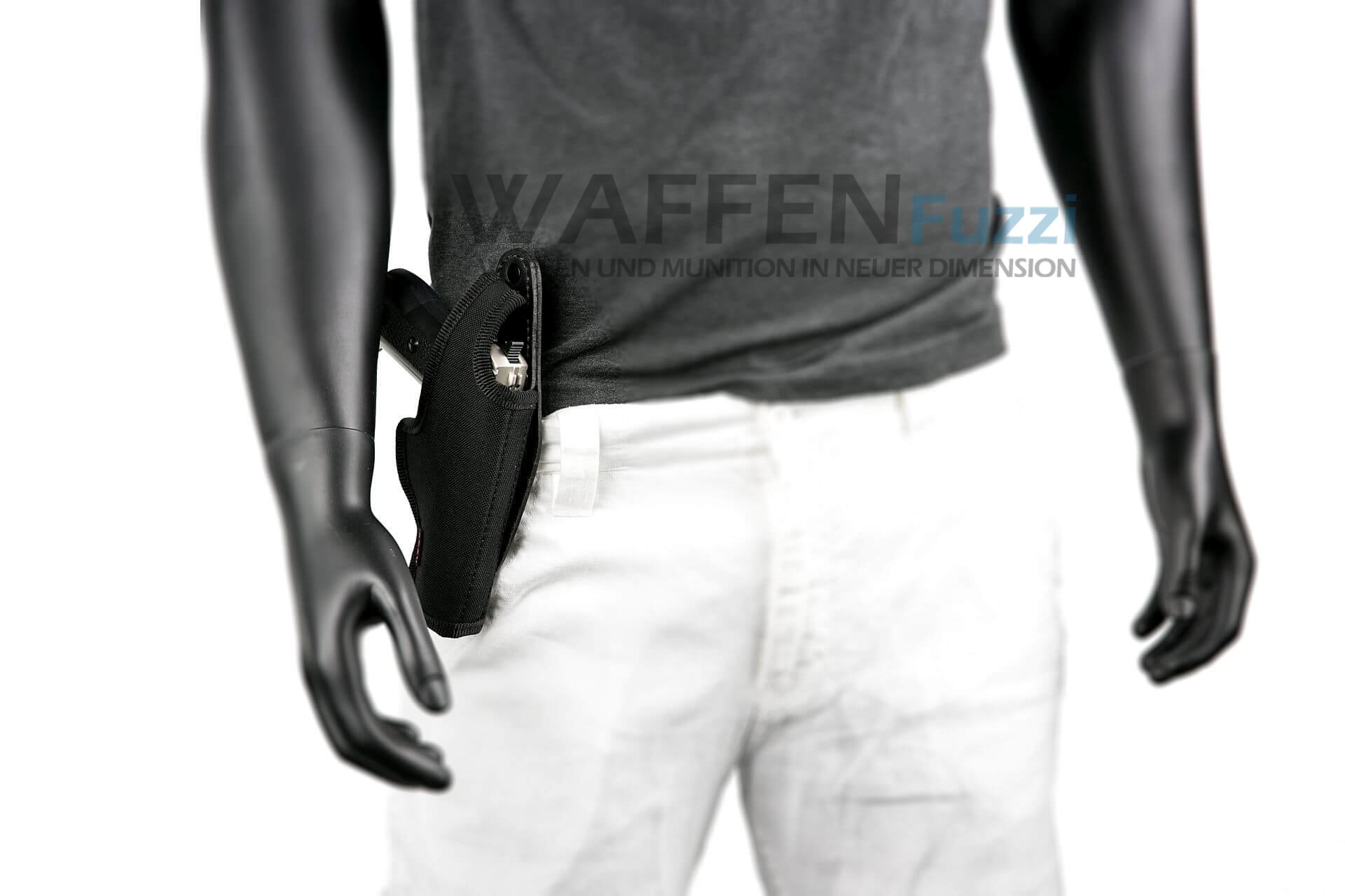 AKAH_Guertelpistolenholster_aus_Cordura_ak-65734500 Gürtelholster mit verstellbarem Knopfverschluss
