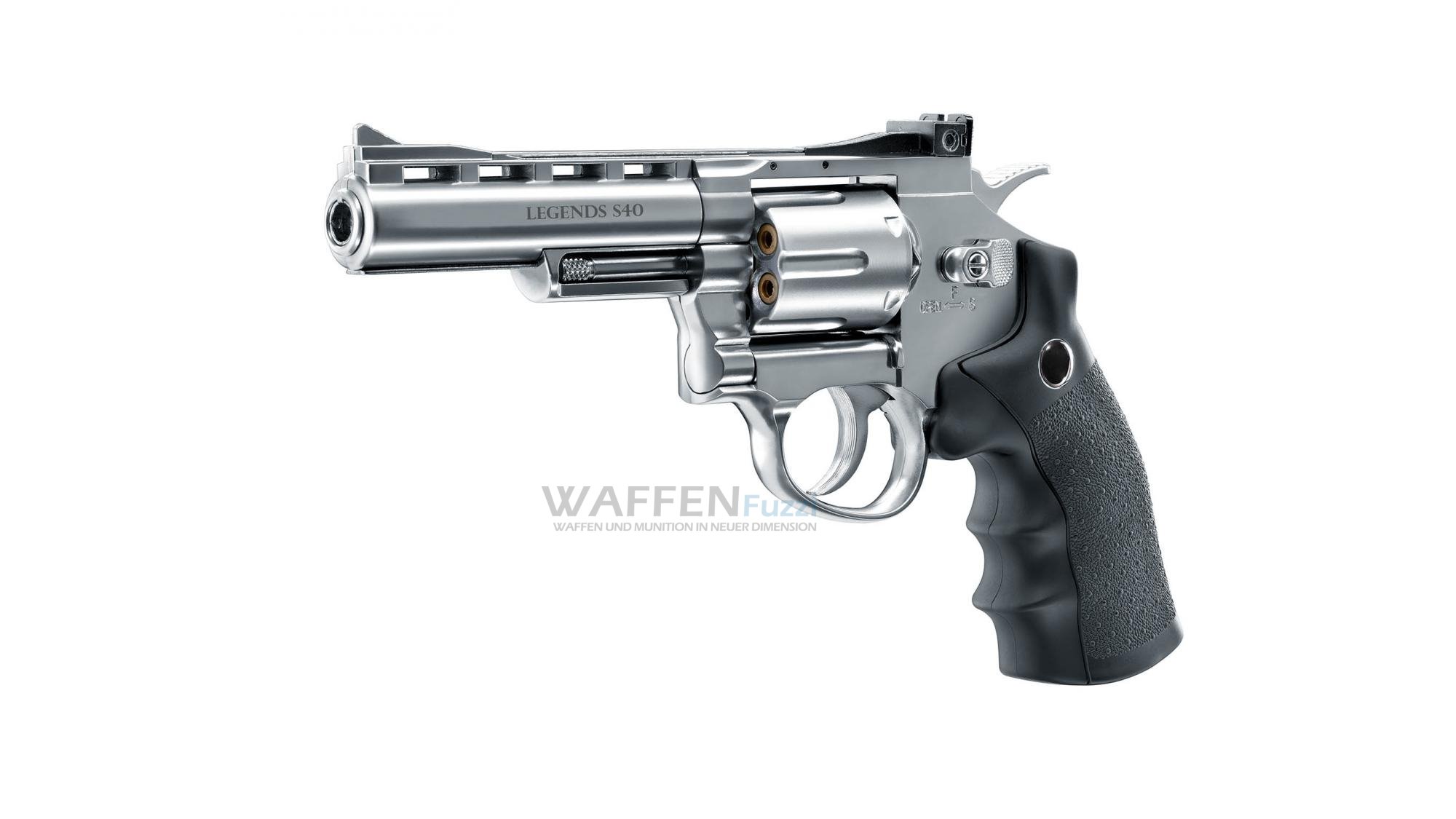 Legends S25 CO2 Revolver stainless Optik Kaliber 4,5mm Diabolo