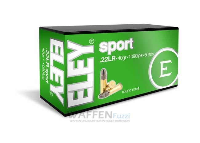 Eley-Sport-KK-Patronen-Kaliber-22lr Eley Sport KK Munition 50 Schuss Kaliber .22lr