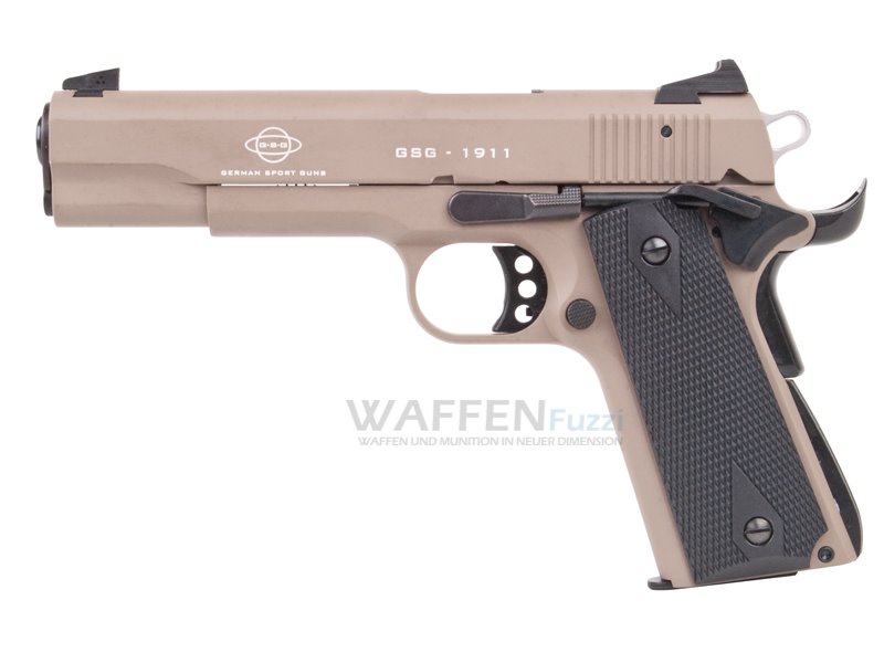 GSG-1911-US-Tanv4n19xYAeZ3QA Pistole GSG-1911 US TAN Kaliber .22lr 10 Schuss