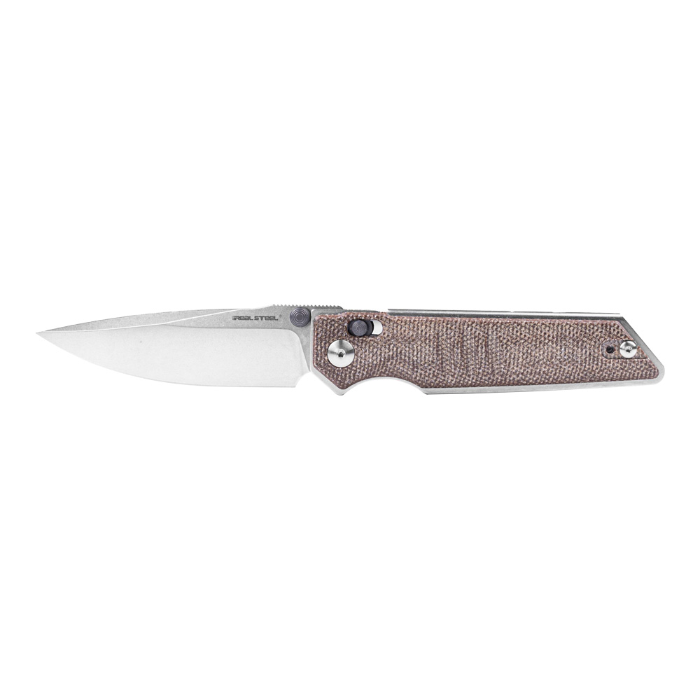 Real Steel Sacra Natural Micarta K110 Stahl