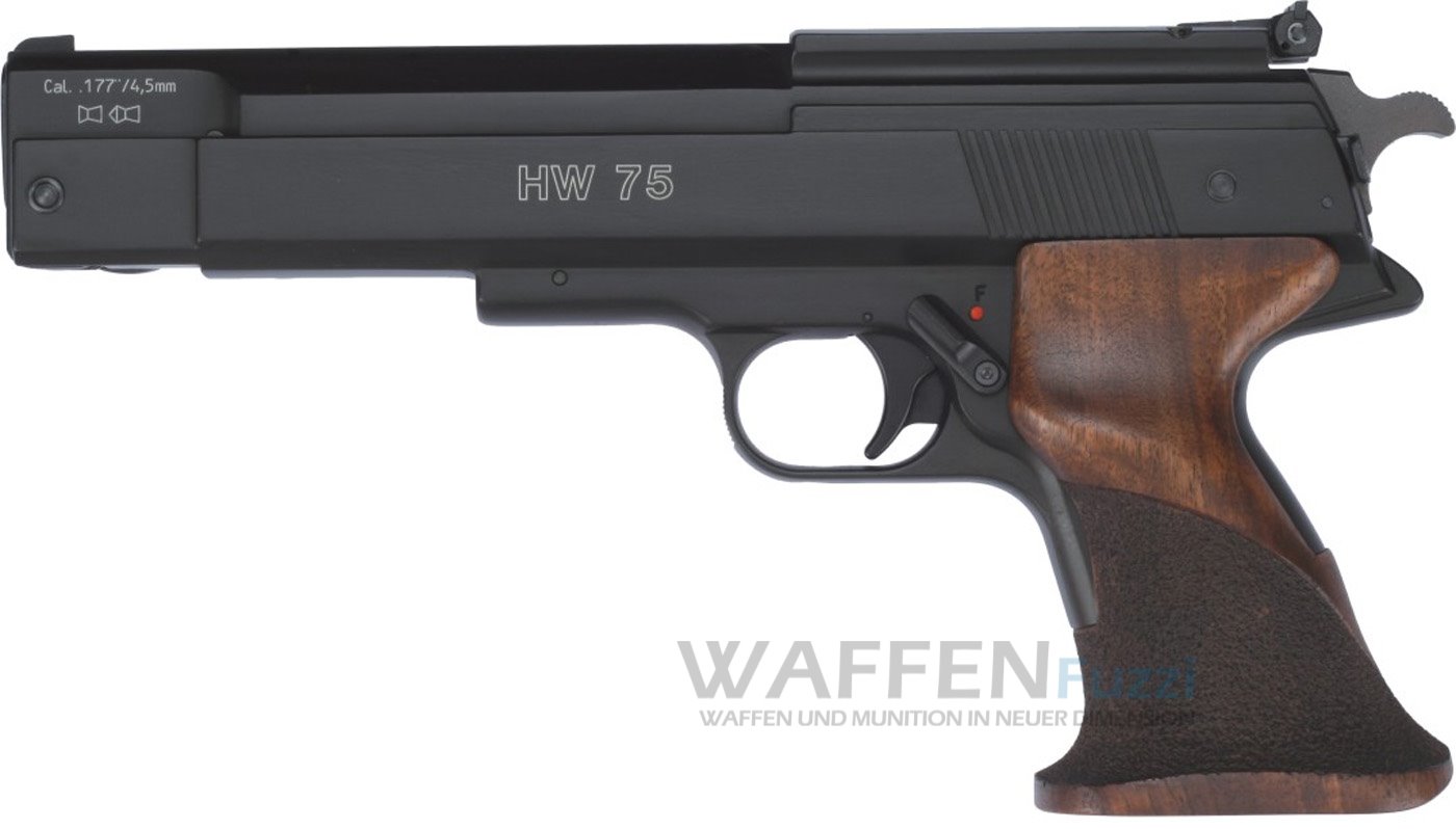 Weihrauch-HW-75-Luftpistole Weihrauch HW75 vorkomprimierte Luftpistole Kaliber 4,5mm Diabolo