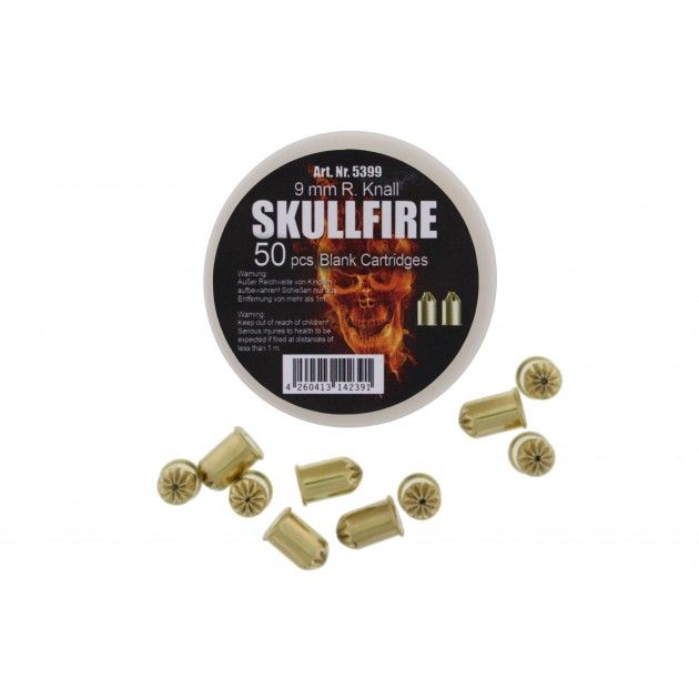 Skullfire 9mm RK Revolver Platzmunition 50 Schuss Skullfire 9mm RK Revolver Platzmunition 50 Schuss