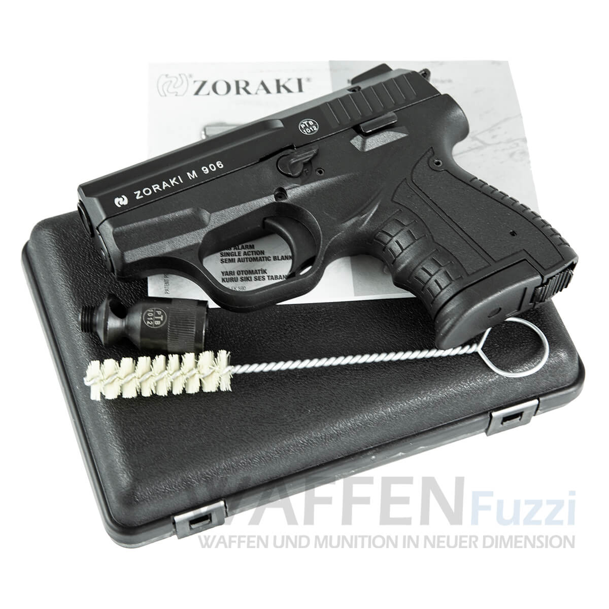 Zoraki 906 Taschenpistole Kaliber 9mm PAK 6 Schuss PTB Zulassung 1012