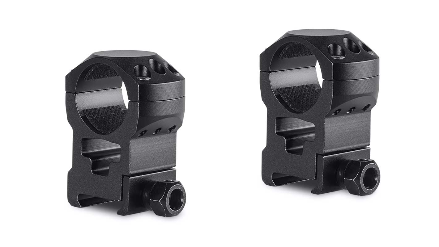 24113 Hawke Tac Ring Mounts für Weaverschiene 1 Zoll Durchmesser
