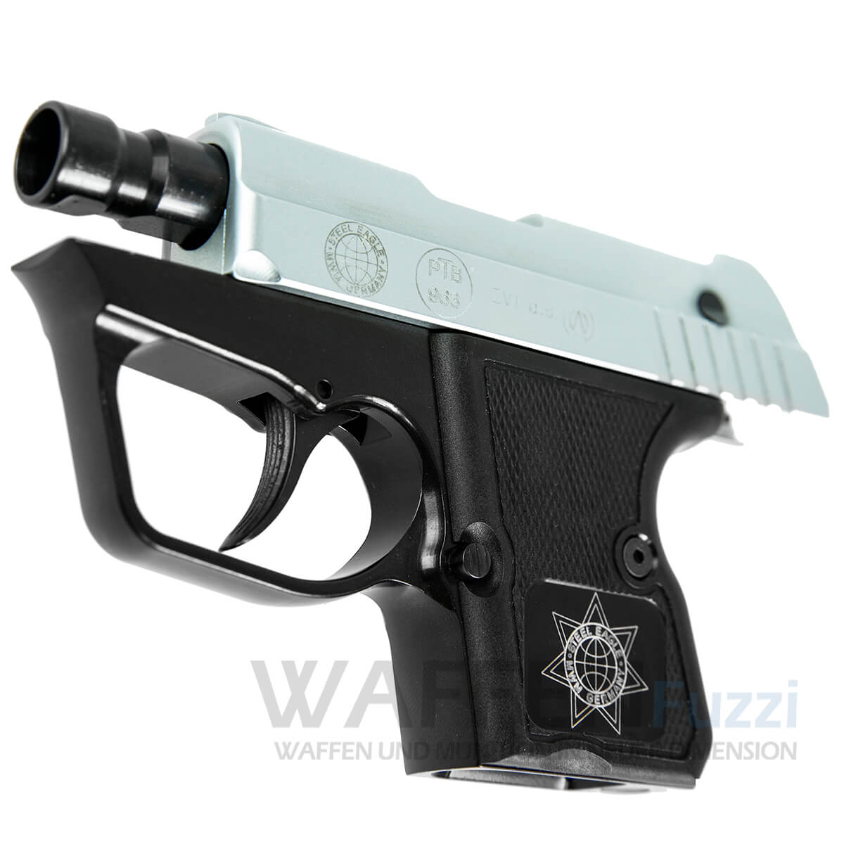 Gillmann-Steel-Eagle-9mm-P-A-K-Stahl Steel Eagle Chrome Vanadium halbautomatische Pistole 9mm