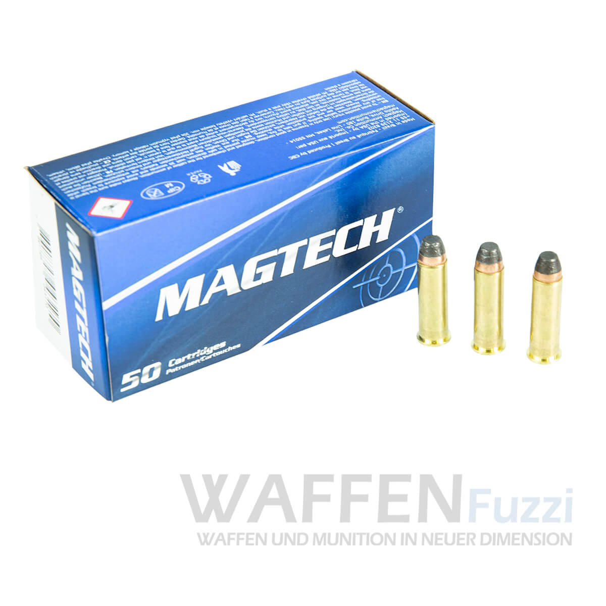 PP2_1020-copy Magtech Revolvermunition Kaliber .44 SJSP Teilmantel Flach 50 Schuss