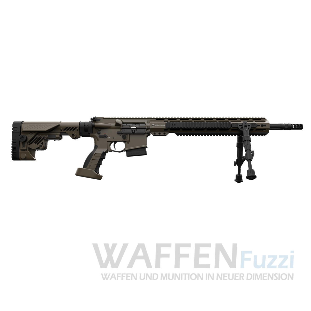 DMR-18-FDE-R-10 Schmeisser AR 15 DMR Selbstladebüchse sportliche Zulassung Kaliber .223Rem FDE