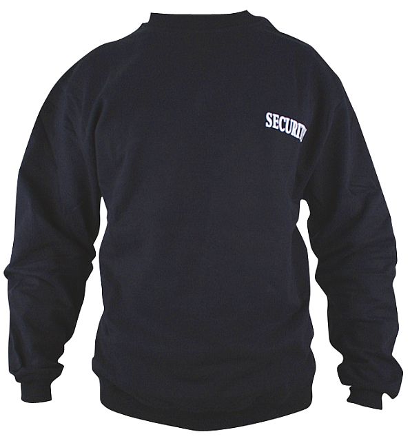 Sweatshirt für Security in Gr. S