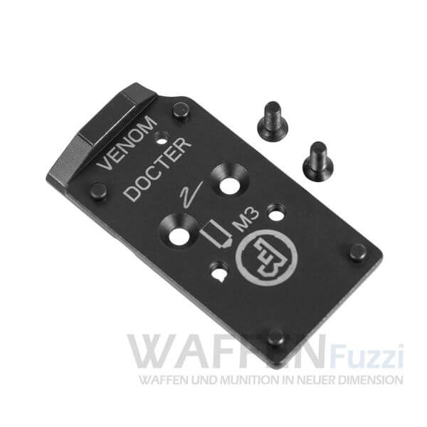 CZ-Montageplatte Montageplatte zur Anbringung von optischem Zubehör für Pistole CZ Shadow 2