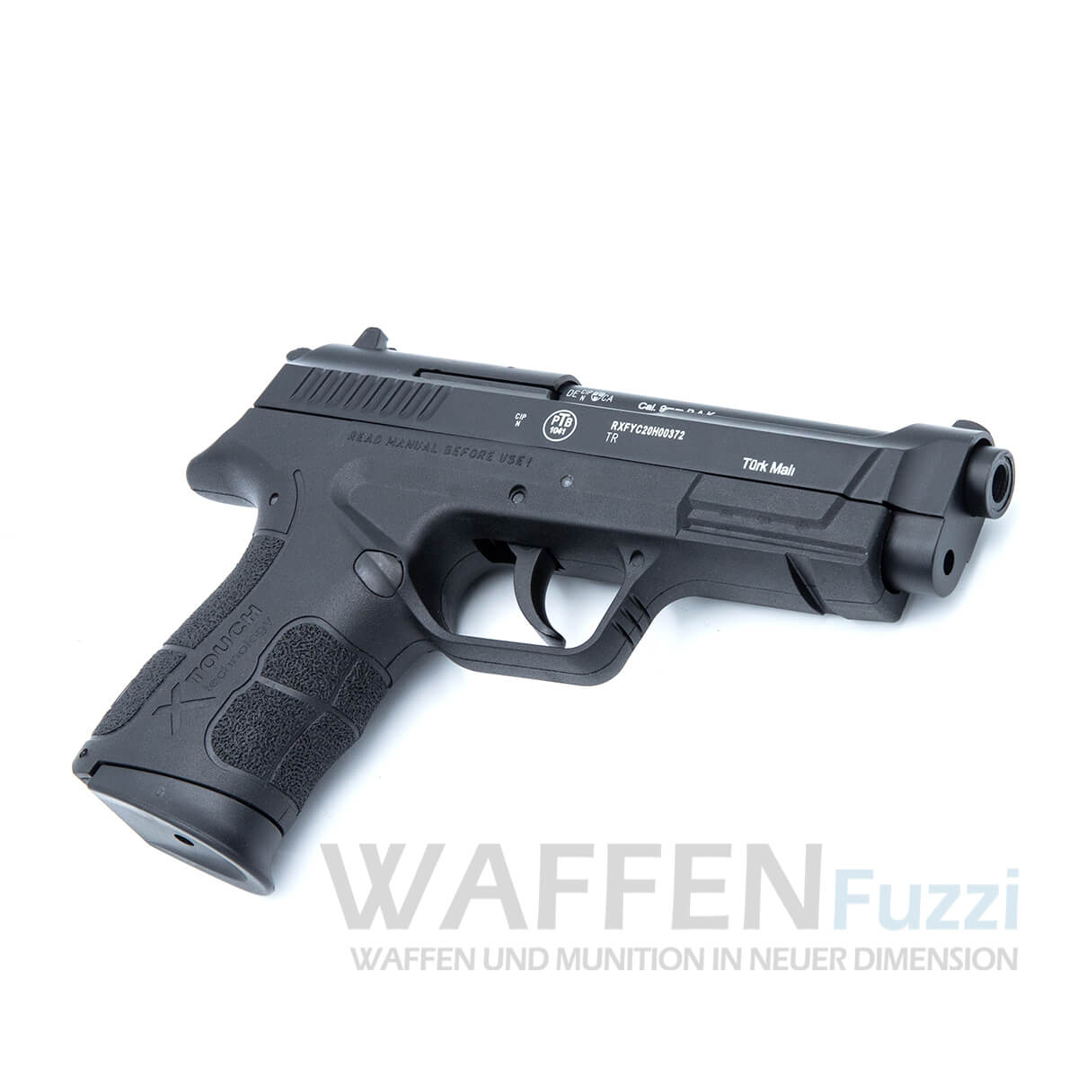 Retay X Pro Schreckschusswaffe 9mm PAK Pistole in schwarz 