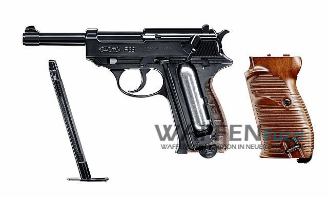 Walther P38 CO2 Pistole 4,5 mm BB, brüniert