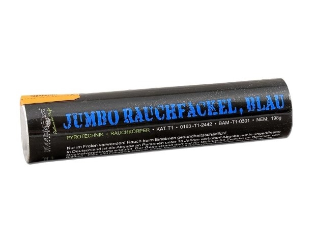 Jumbo Rauchfackel Blau 100Sek. 