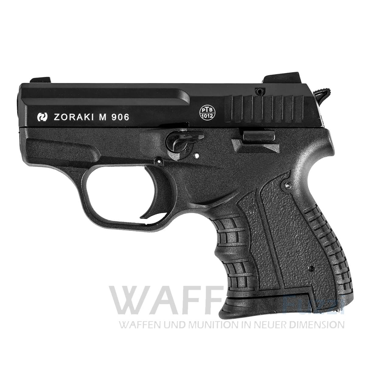 Zoraki-906-br-niert Zoraki 906 9mm P.A.K. Schreckkschusspistole brüniert