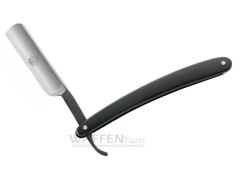 Puma Rasiermesser aus Carbonstahl mit schwarzem Kunststoffgriff