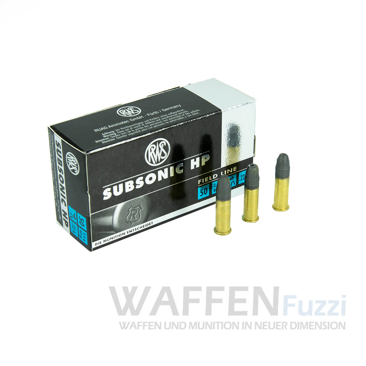 Subsonic-HP-RWS-Munition RWS Subsonic HP .22lfb Munition 50 Schuss - günstiger Staffelpreis