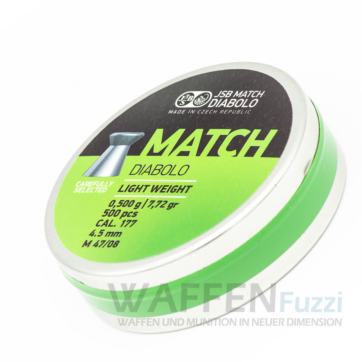 IMG_1514-Kopie JSB Match Diabolo Kaliber 4,5mm 0,50g Leichtgewichte 500 Schuss