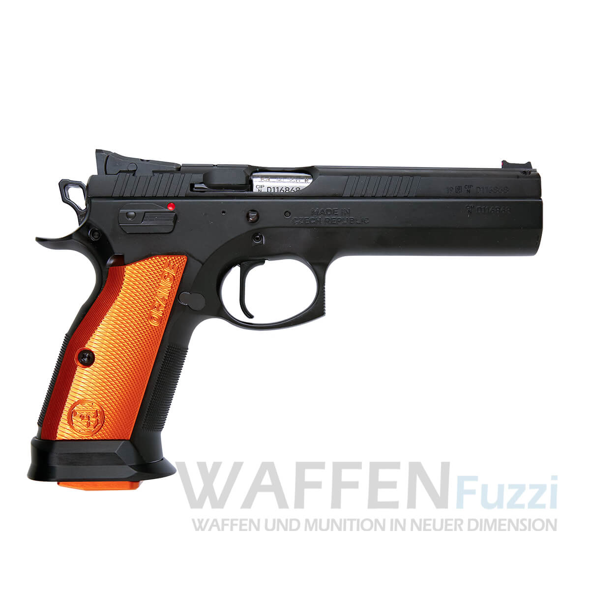 CZ 75 TS Orange Kaliber .40S&W 17 Schuss Kurzwaffe online bei Waffenfuzzi kaufen 