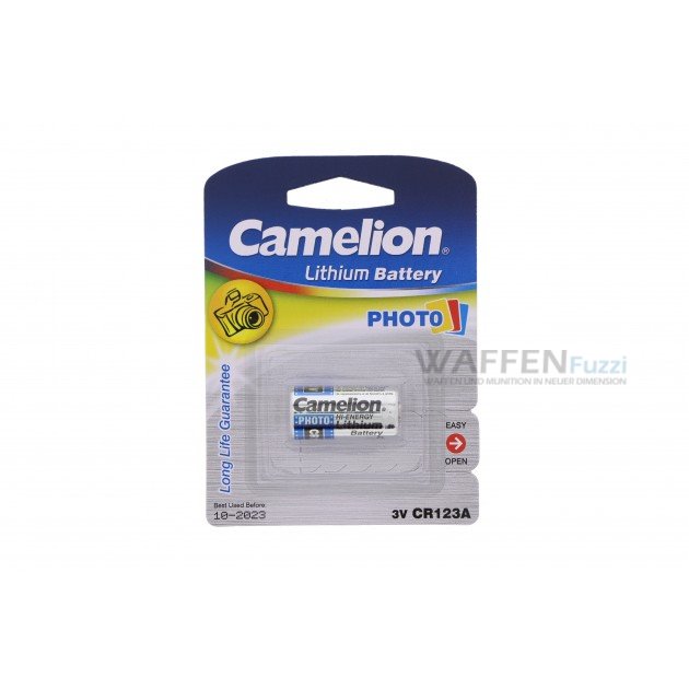 3 Volt Lithium Batterie Camelion CR123A