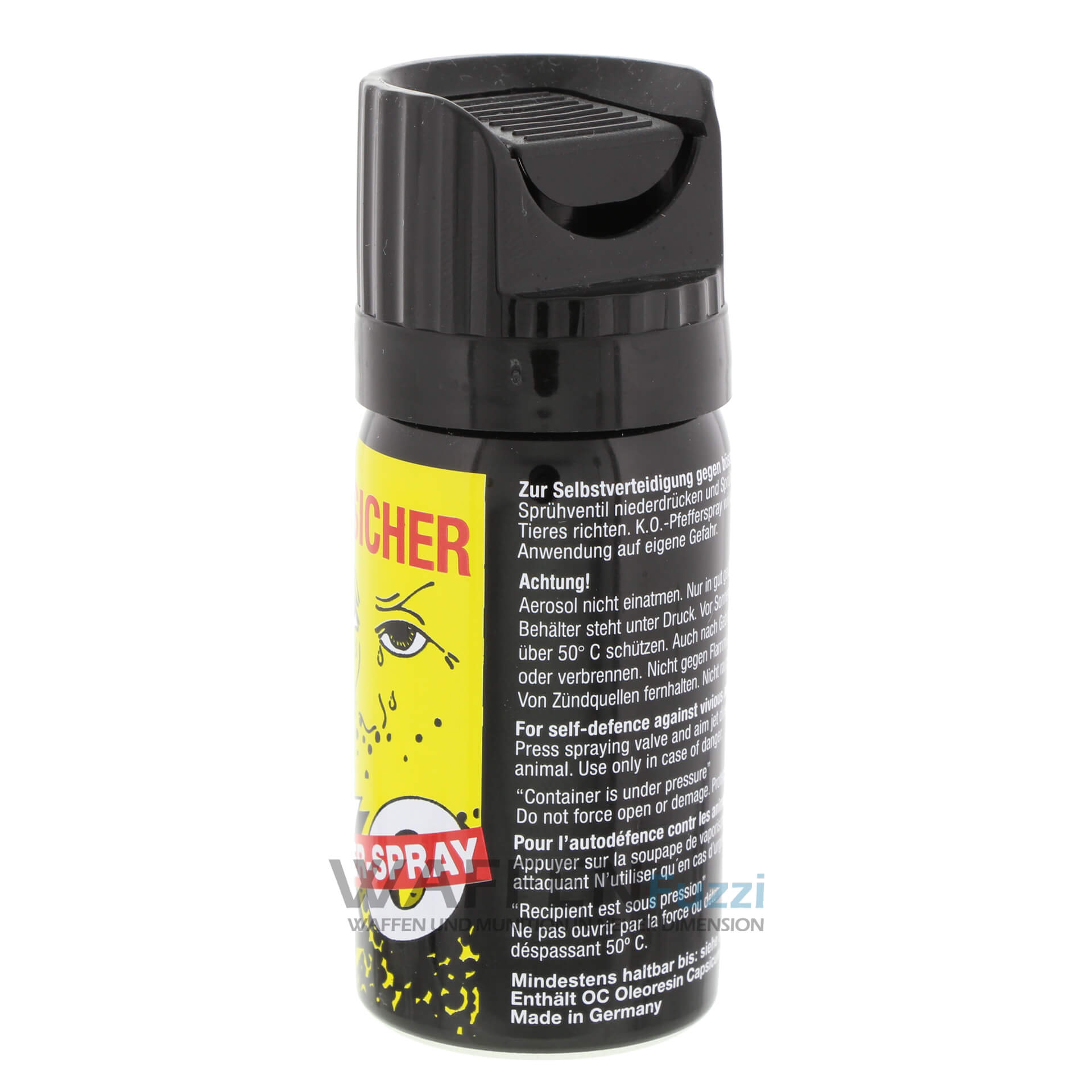 Pfefferspray-Nr-Sicher-40ml-bu-2041 Pfefferspray 40 ml mit Breitsprühstrahl