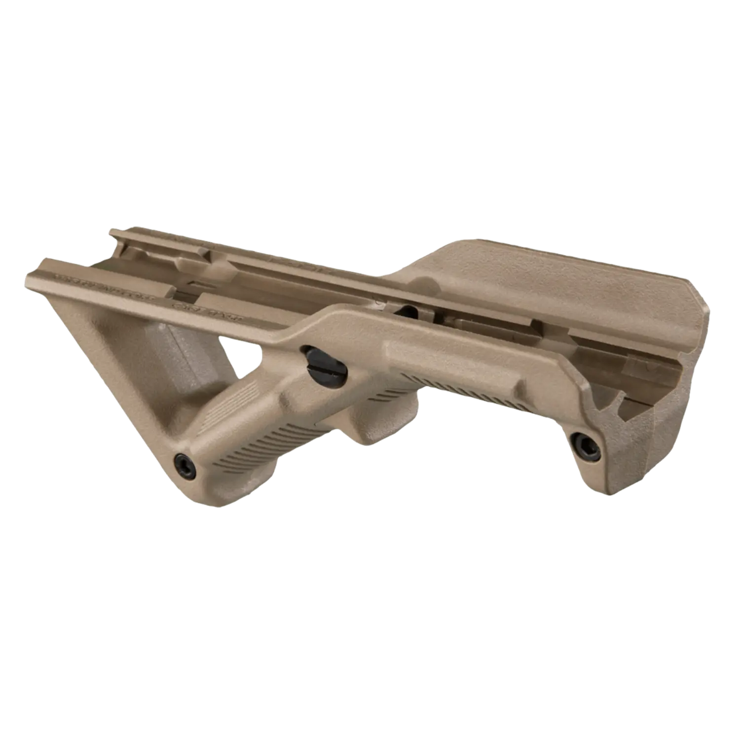 Abgewinkelter Vordergriff AFG von Magpul in Sand-Farbe und ergonomischem Design.