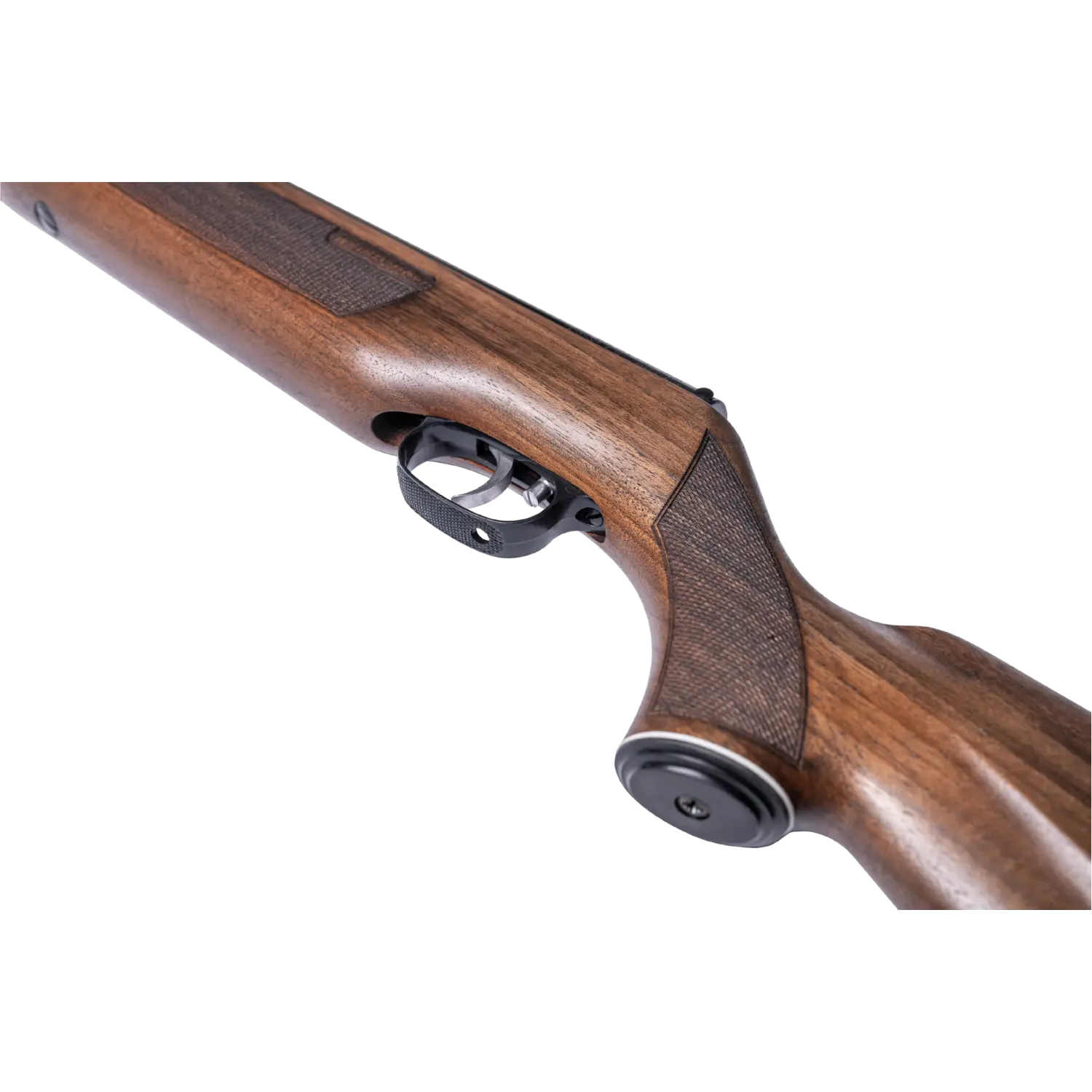 HW35E mit feinem und edlem braunem Holzschaft mit Fischhaut