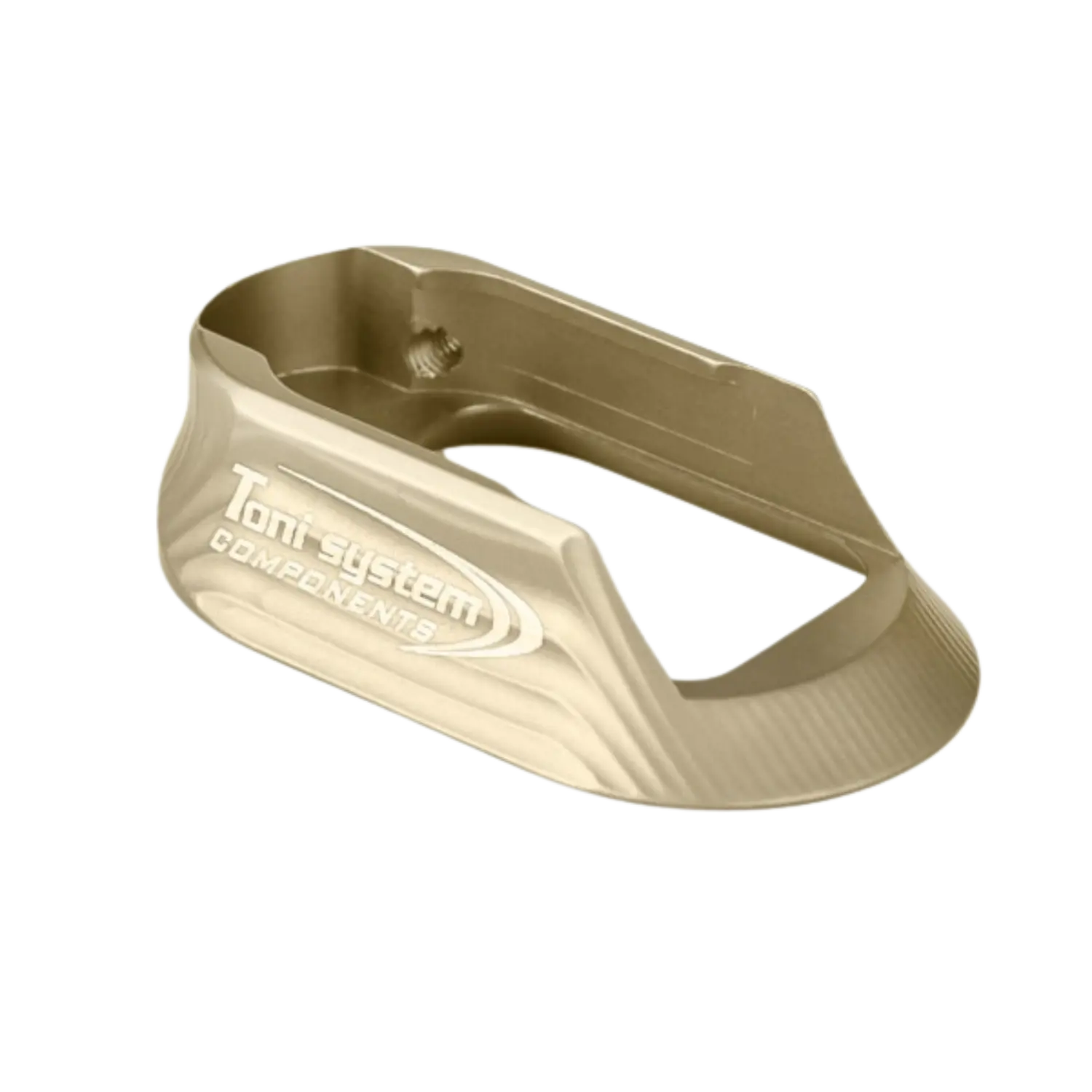 Toni System Magwell für CZ 75 Shadow 2 Sand Magwell von Toni System Components für CZ 75 Shadow, Metall, gebogen mit Schraubenaufnahme