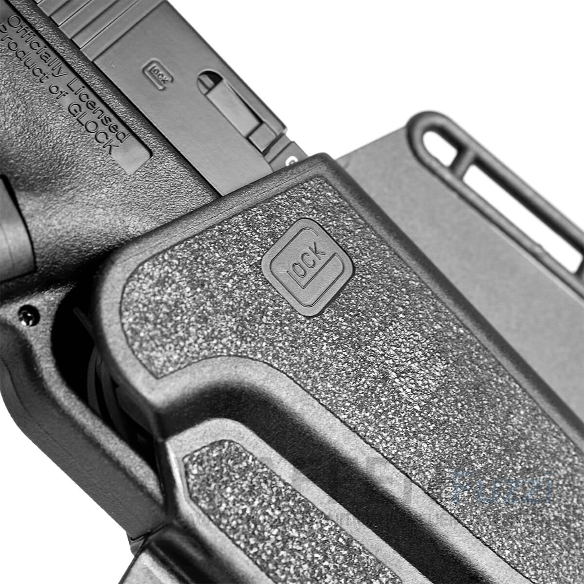 Kunststoffholster für Glock Pistolen für Kaliber 9mm / .40
