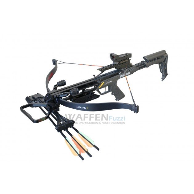 Jaguar-2-Armbrust-175-lbs Recurve Armbrust Jaguar II mit 175 lbs Zuggewicht als Armbrust-Set