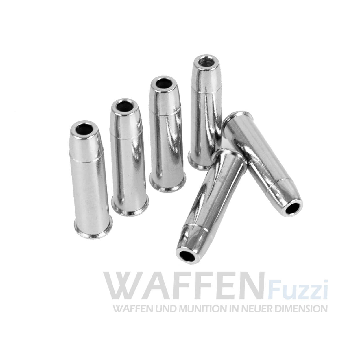 Ersatz Ladehülsen für Colt Single Action Revolver für 4,5mm Diabolos