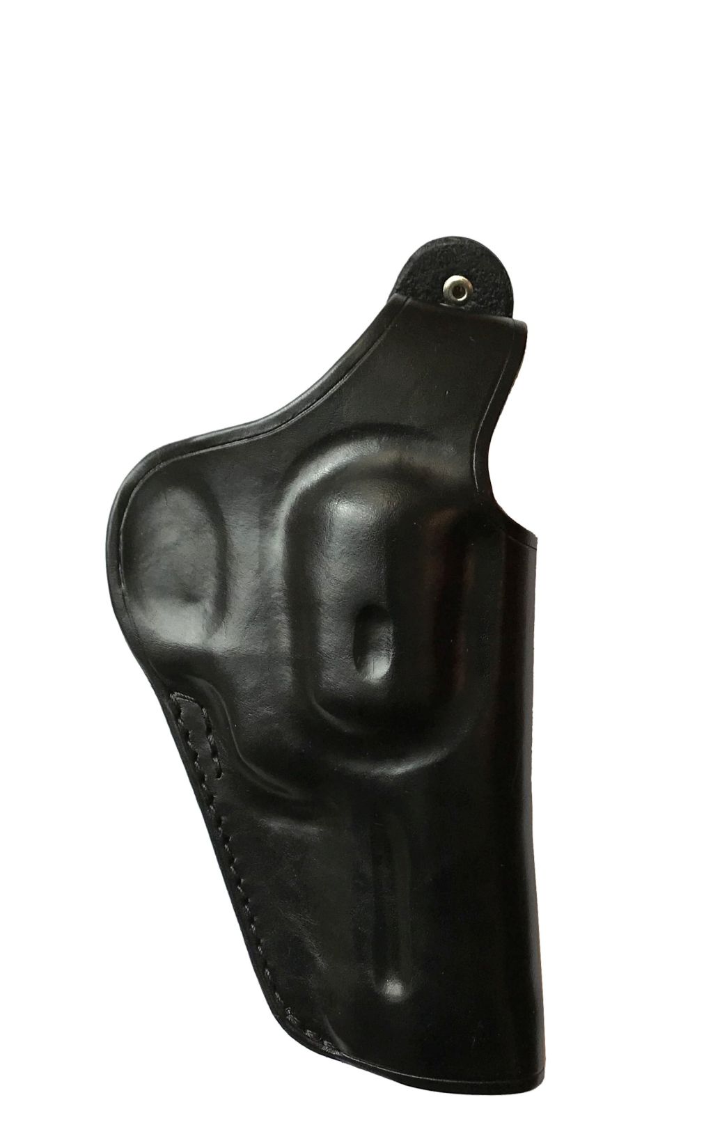 Steel Cop Lederholster für 3 Zoll Revolver schwarz für den Gürtel