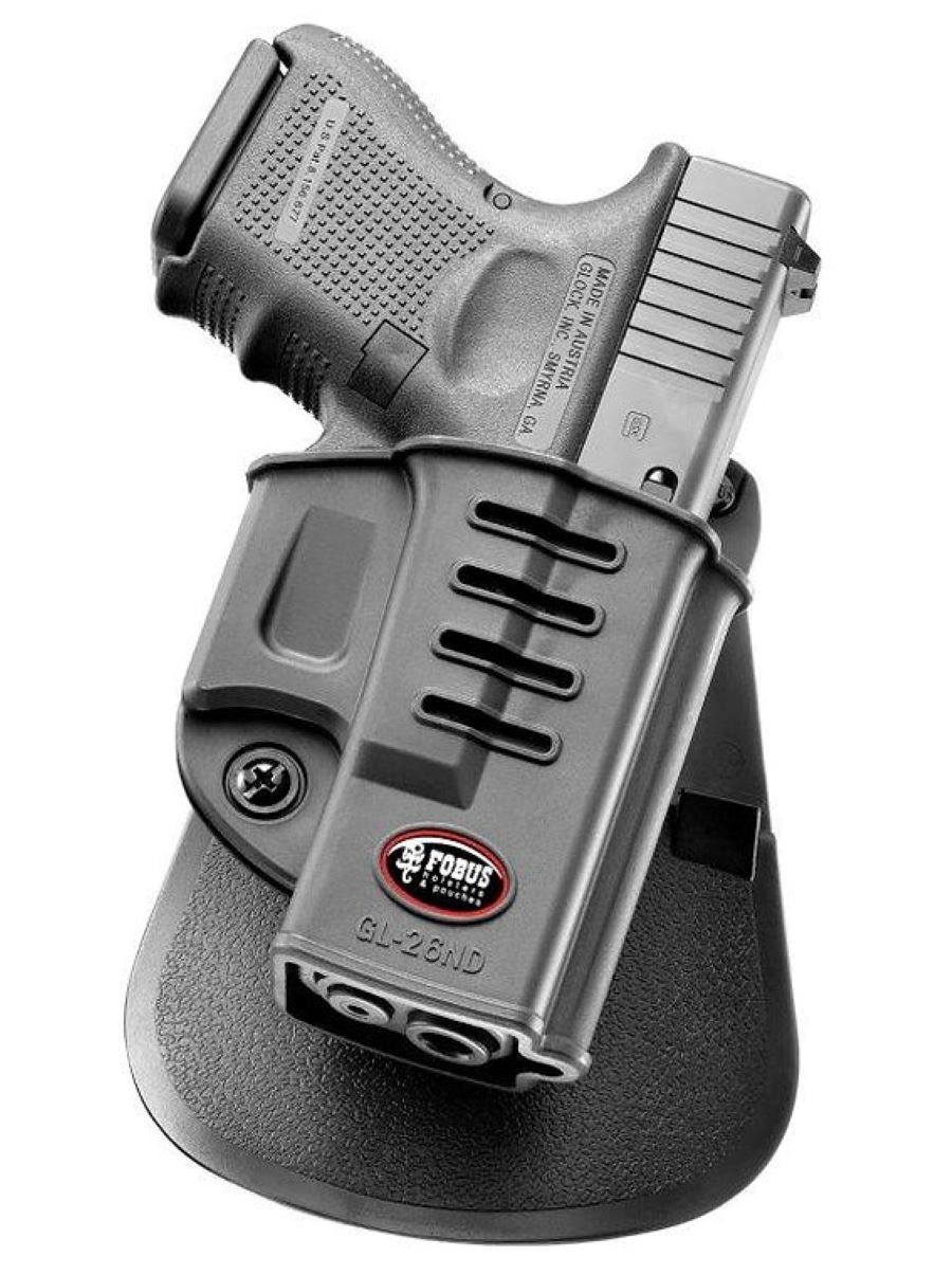 Fobus Paddle Holster für Glock 26 mit Rotationsverstellung