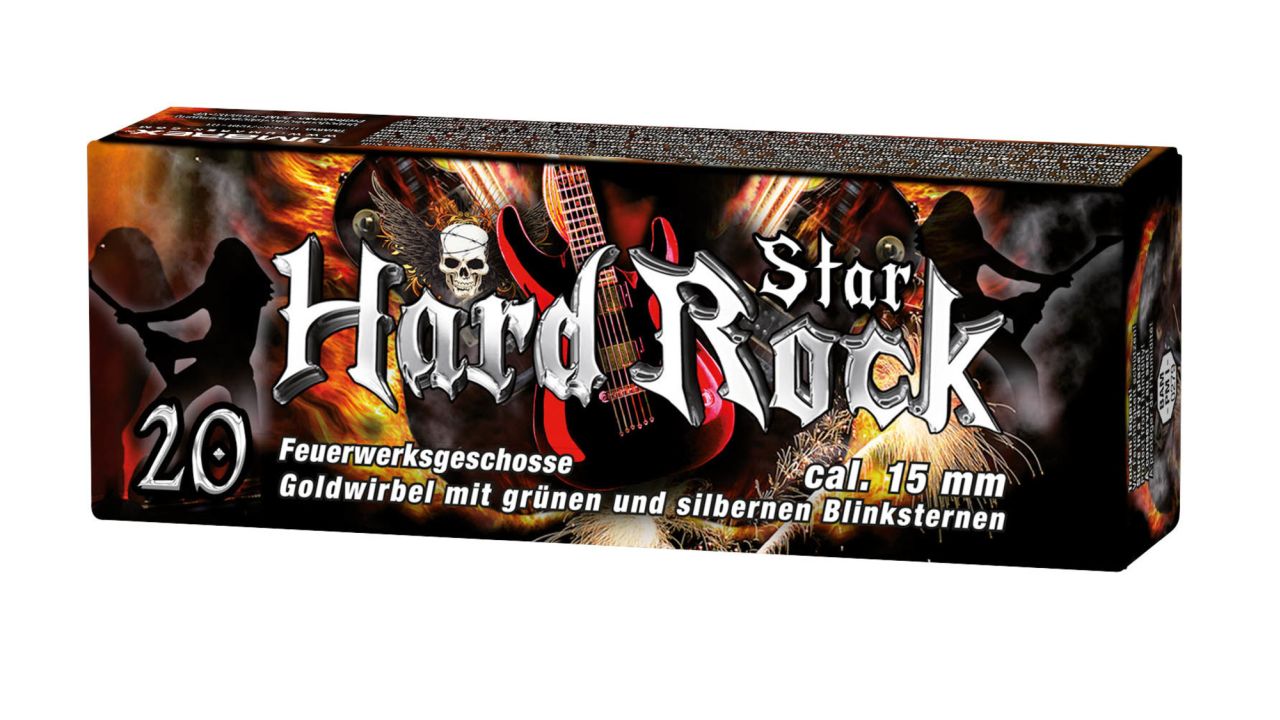 Hard Rock Pyro Star 20 Teile