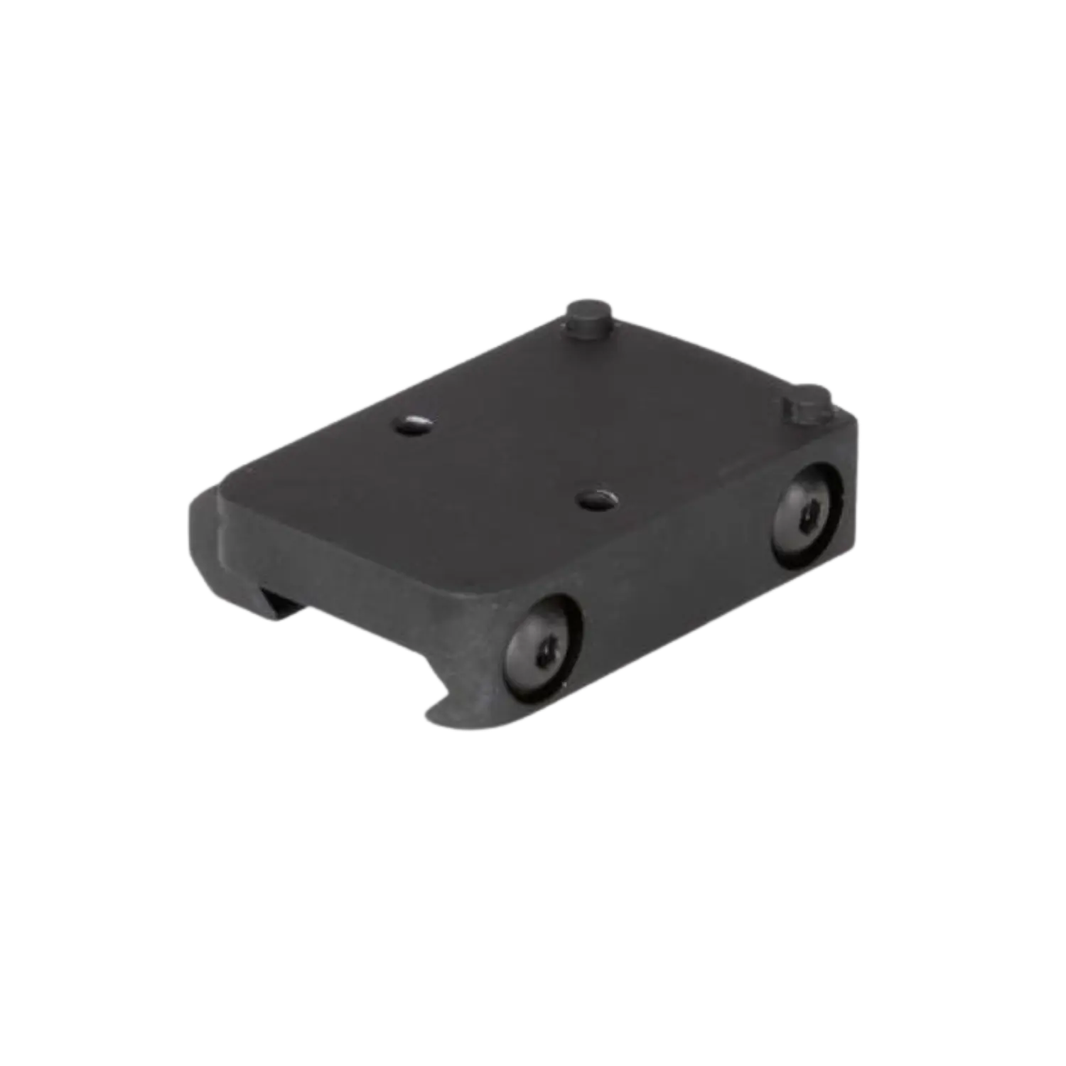 Trijicon RMR/SRO Montageschiene schwarz niedrig Picatinny Schwarze Halterung mit Schraublöchern, ideal für die Montage von Zubehörteilen.