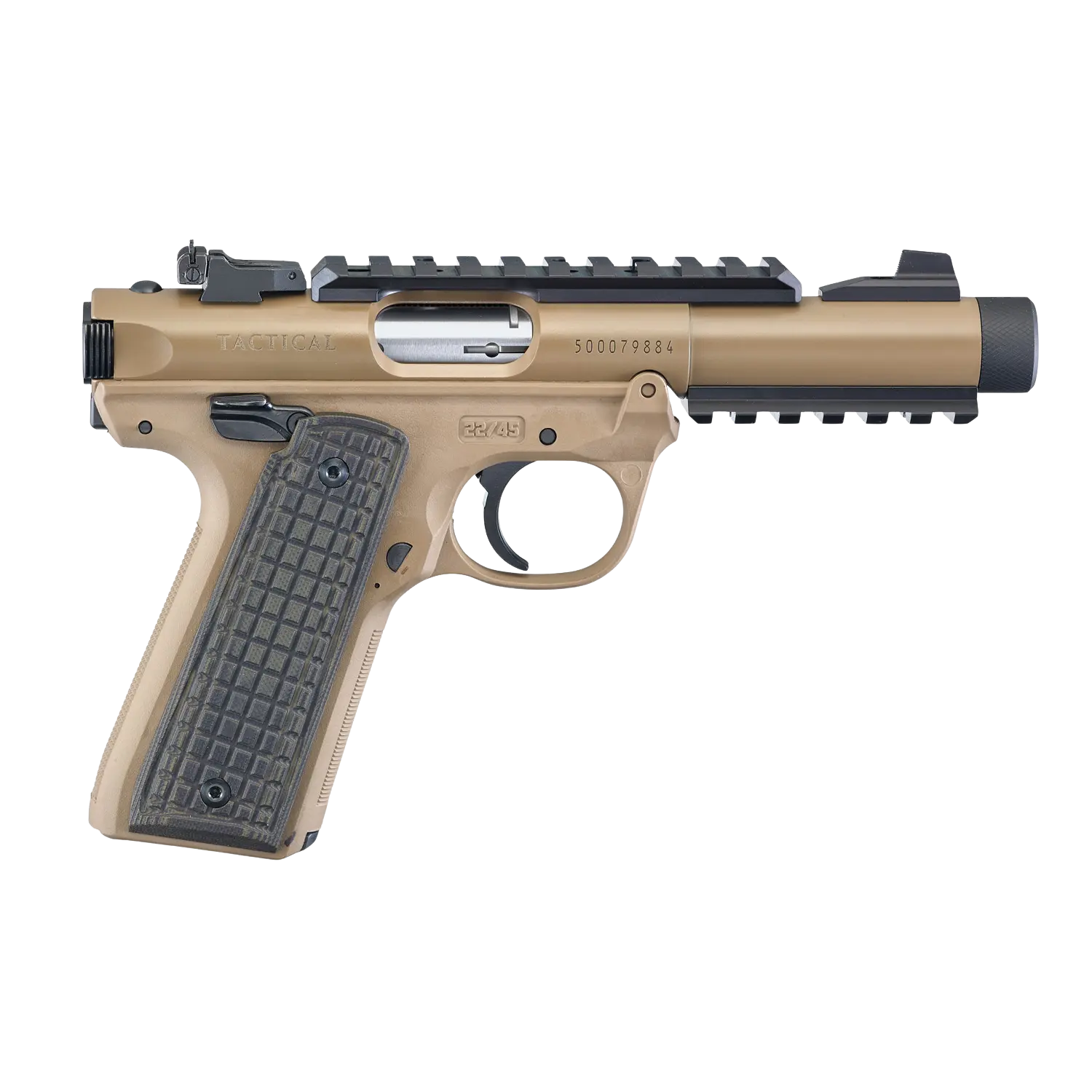 Ruger Mark IV 22/45 Tactical Davidsons Braun 4,4" Kaliber .22lr