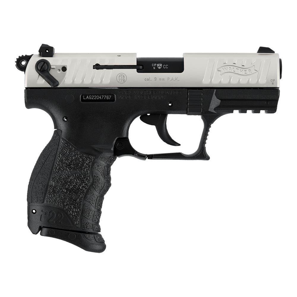 Walther-P22Q-Vernickelt Walther P22Q NKL neueste Generation 9mm PAK
