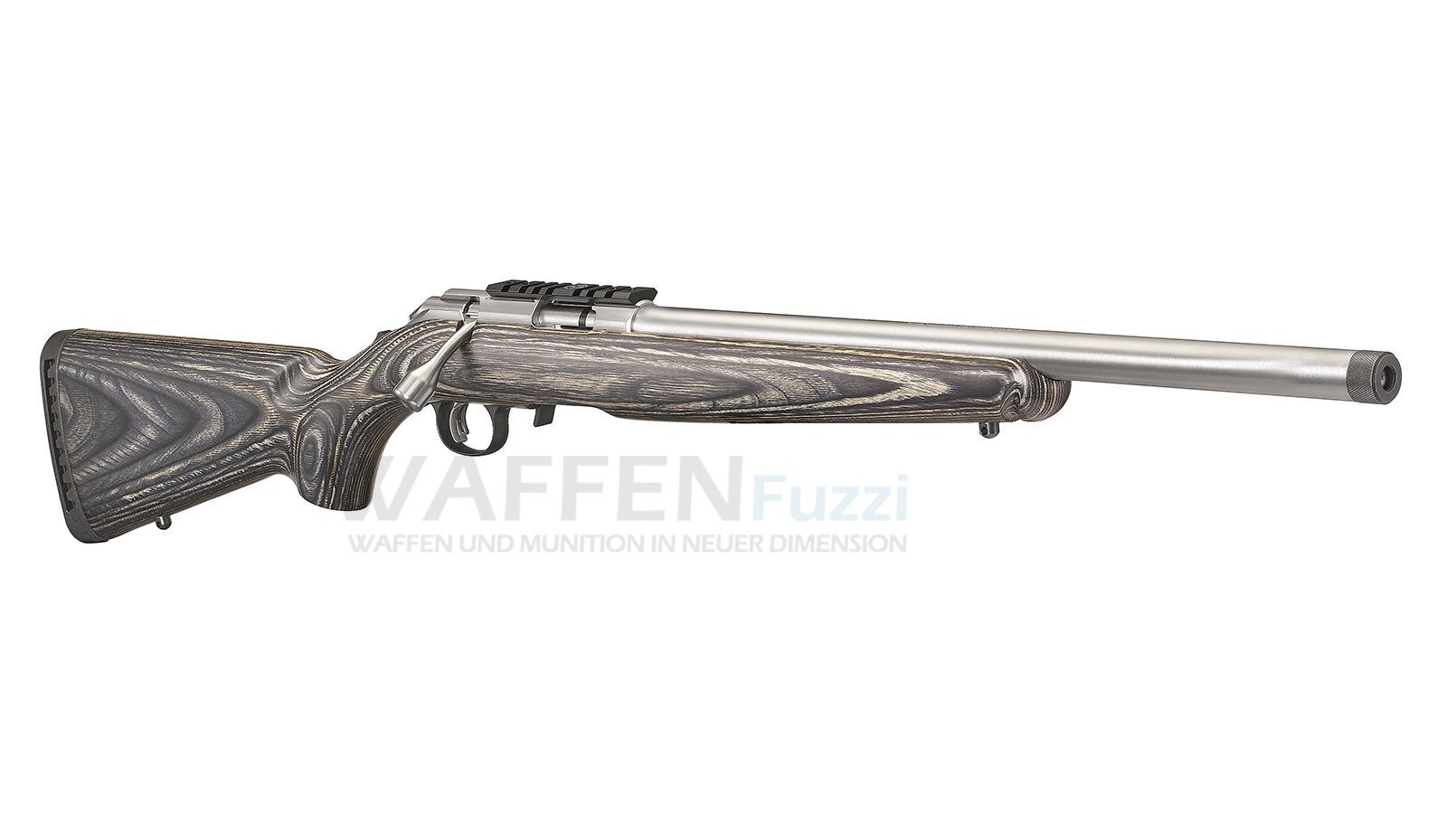 Rimfire-Target-stainless-Kaliber-22lr Ruger American Rimfire Target stainless Schichtholz Kaliber .22 lr + 1/2" Gewinde