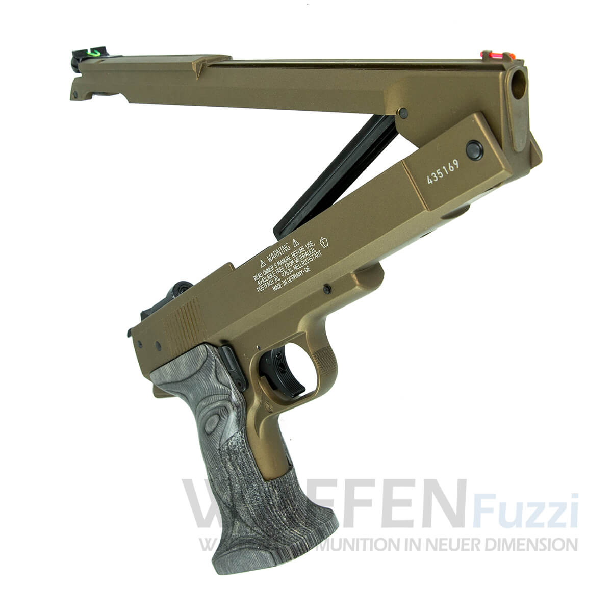 PP2_0714-Kopie Federdruck Pistole Weihrauch HW45 Bronze mit 2 Spannstufen