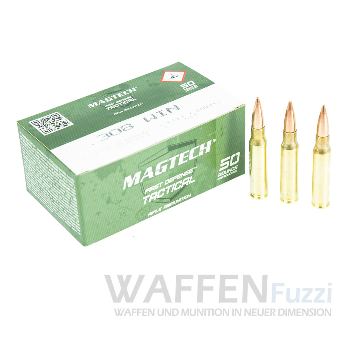 Magtech Büchsenpatronen Kaliber 308WIN FMJ 50 Schuss